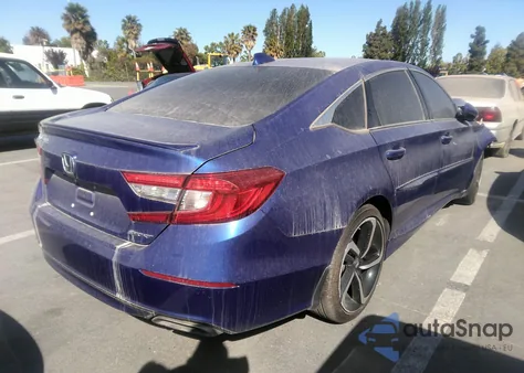 2020 Honda Accord Sport из США, поврежденный, VIN 1HGCV1F36LA124022